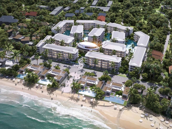 Anava Samui, Bophut beachfront – beachfront aerial masterplan