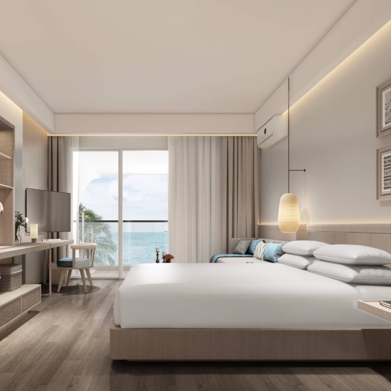 Anava Samui, Bophut beachfront – sea view bedroom