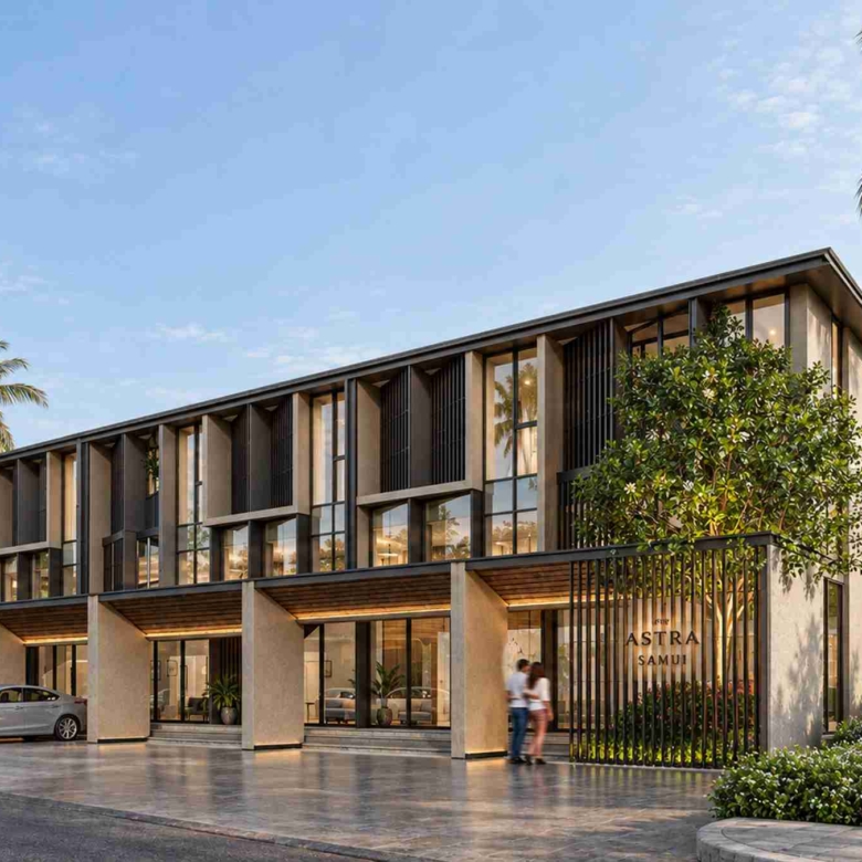 The Astra Samui, Bophut – buildings and pool