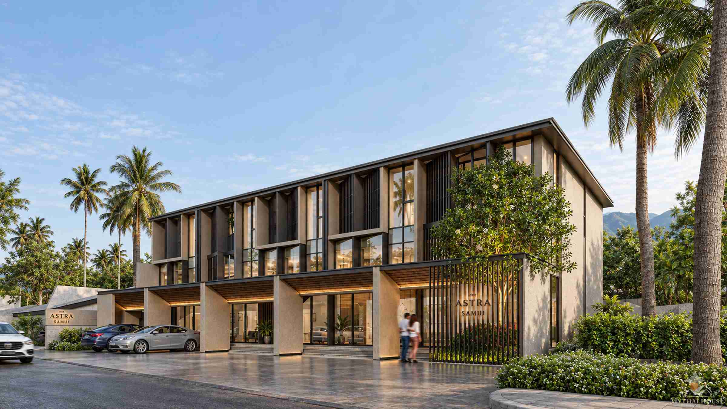The Astra Samui, Bophut – buildings and pool