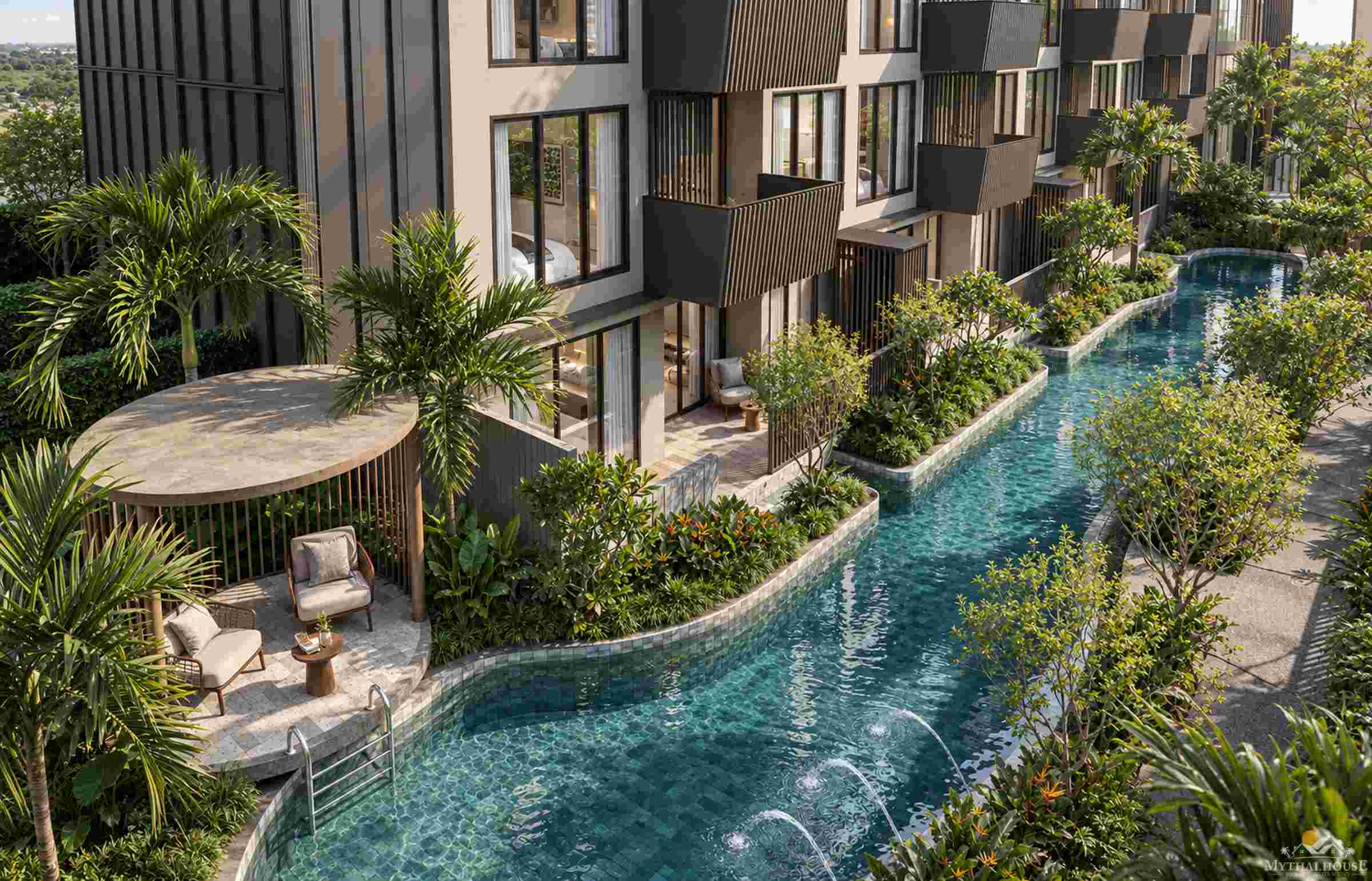 The Astra Samui, Bophut – aerial view