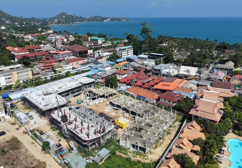 Coral Condo Samui – construction progress October 2026