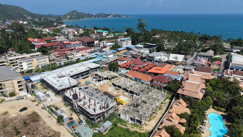 Coral Condo Samui – construction progress October 2026