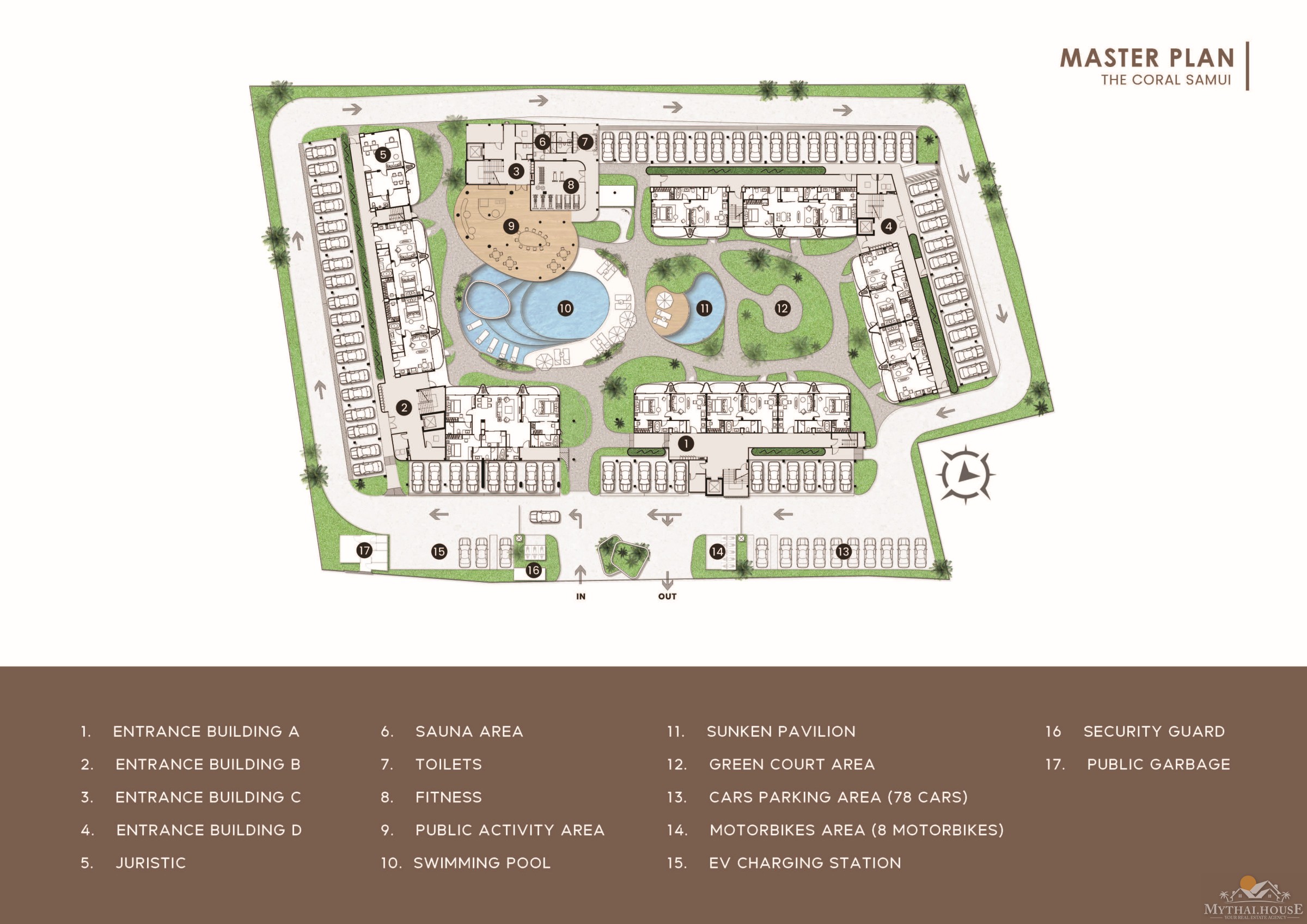 Coral Condo Samui – master plan